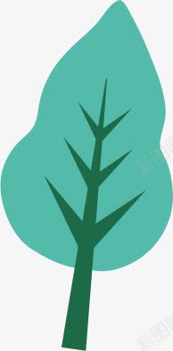 绿树手绘美景枝桠png免抠素材_新图网 https://ixintu.com 枝桠 绿树 美景