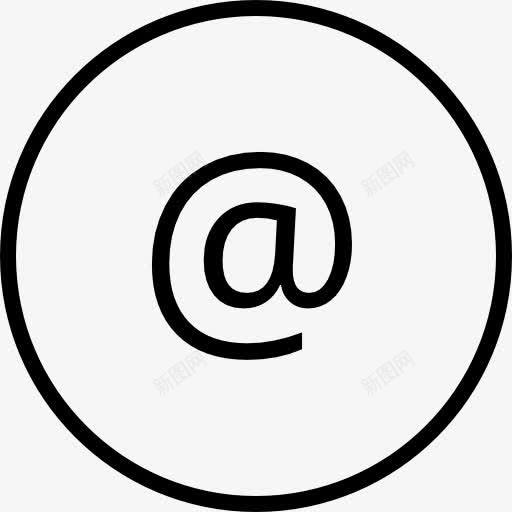 阿罗瓦概述圆形按钮图标png_新图网 https://ixintu.com 按钮 标志 概述 电子邮件 界面 符号 通知 阿罗特