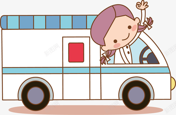 公共汽车矢量图ai免抠素材_新图网 https://ixintu.com 公共汽车 卡通汽车 小女孩 汽车 矢量图