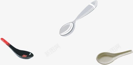 日用品勺子png免抠素材_新图网 https://ixintu.com 勺子 日用品 黑色
