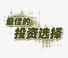 最佳的投资选择png免抠素材_新图网 https://ixintu.com 文字 暗绿 艺术字