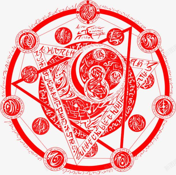 通灵八卦png免抠素材_新图网 https://ixintu.com 八卦 形状 红色 红色八卦图 通灵 通灵术 阵法