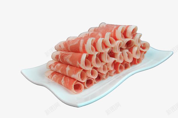 新鲜羊肉png免抠素材_新图网 https://ixintu.com 新鲜羊肉 火锅 火锅羊肉 羊肉卷