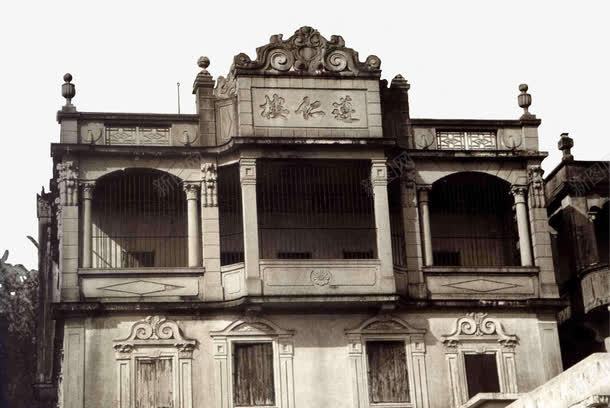 复古式开平碉楼png免抠素材_新图网 https://ixintu.com 人文气息 古韵 地域建筑 年代感 碉楼