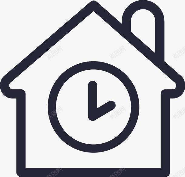 小时房矢量图图标eps_新图网 https://ixintu.com 小时房 矢量图