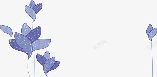 蓝色线条花纹png免抠素材_新图网 https://ixintu.com AI 卡通 底纹 手绘 线条 背景 花纹 蓝色