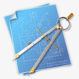 蓝色的指南针BlueIcons图标png_新图网 https://ixintu.com Blue compass 指南针 蓝色的