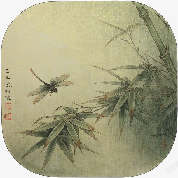 有质感的中国画元素png免抠素材_新图网 https://ixintu.com 中国画 元素 设计 质感