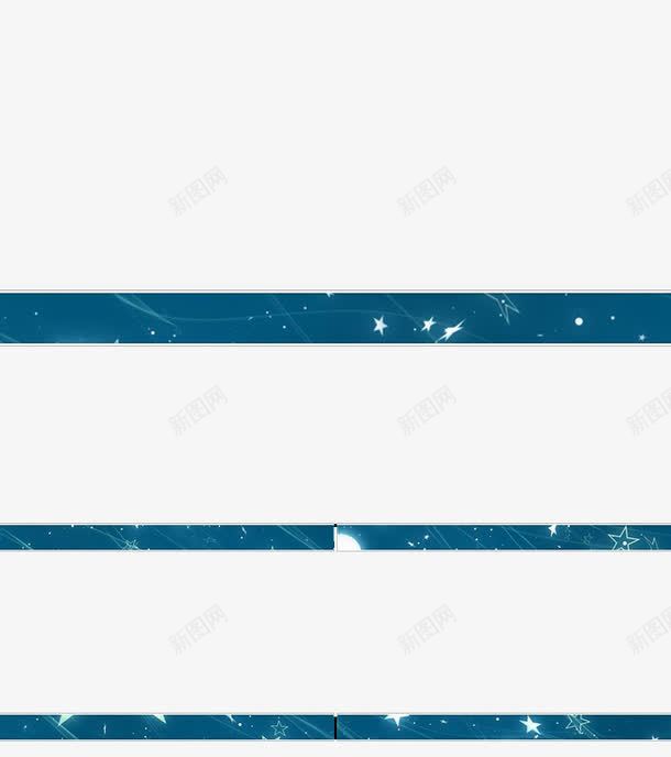 简易字幕框png免抠素材_新图网 https://ixintu.com 免费图片素材 字幕框 简易 蓝色