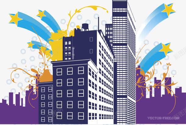 建筑矢量图ai免抠素材_新图网 https://ixintu.com 建筑城市地标 矢量图