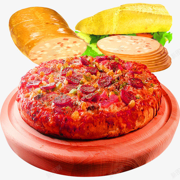 实物盘装肉饼psd免抠素材_新图网 https://ixintu.com 实物肉饼 火腿肉 火腿肉饼 盘装肉饼 美味火腿 香肠饼
