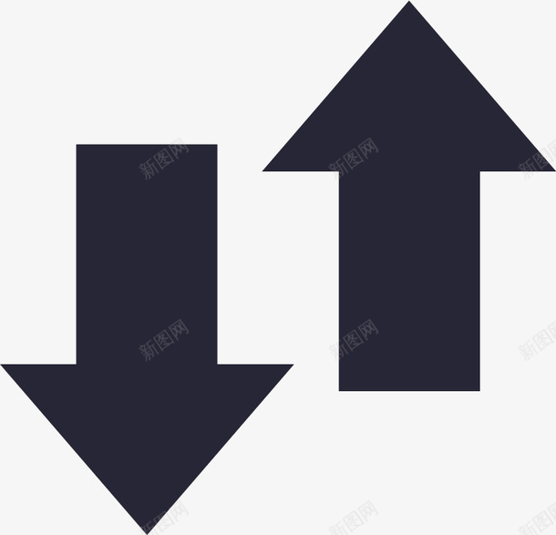股票涨跌图标png_新图网 https://ixintu.com 股票涨跌