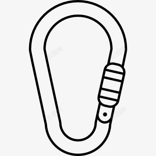 金属轮廓锁图标png_新图网 https://ixintu.com 工具和用具 金属链 金属锁 链 锁