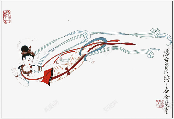 长恨歌插画png免抠素材_新图网 https://ixintu.com 国画 白居易 诗作 长恨歌