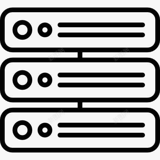 服务器图标png_新图网 https://ixintu.com 存储 技术 数据库连接 网络 计算