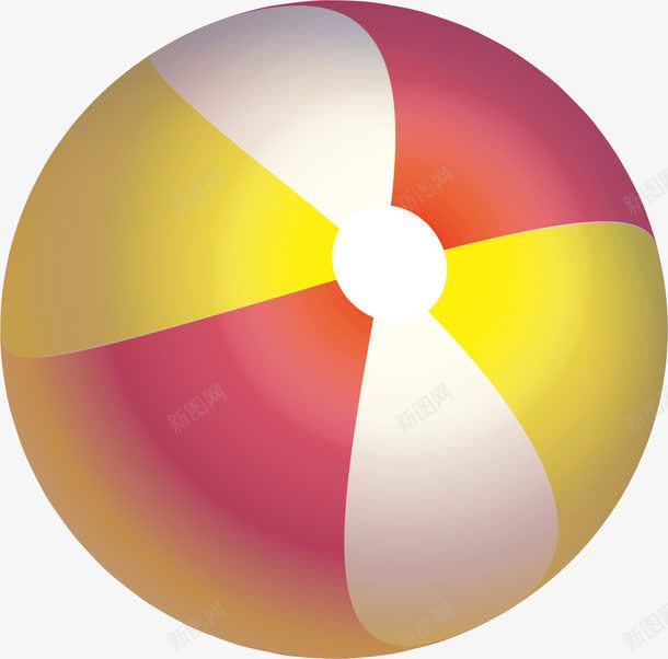 精美彩色皮球png免抠素材_新图网 https://ixintu.com 彩色皮球 条纹皮球 沙滩皮球 矢量素材 精美的皮球