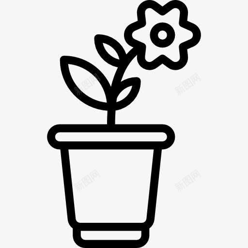 花图标png_新图网 https://ixintu.com 园艺 壶 开花 性质 花
