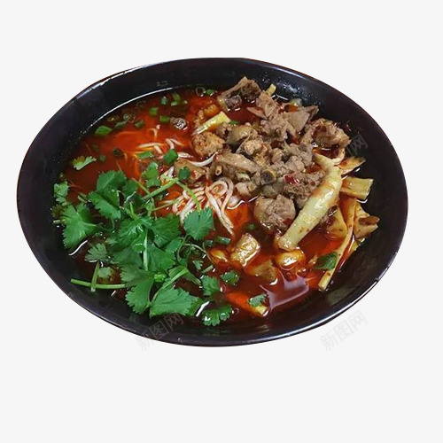 红烧小排骨面配香菜png免抠素材_新图网 https://ixintu.com 小排 排骨 红烧口味 红烧排骨面 面条 香菜 香辣