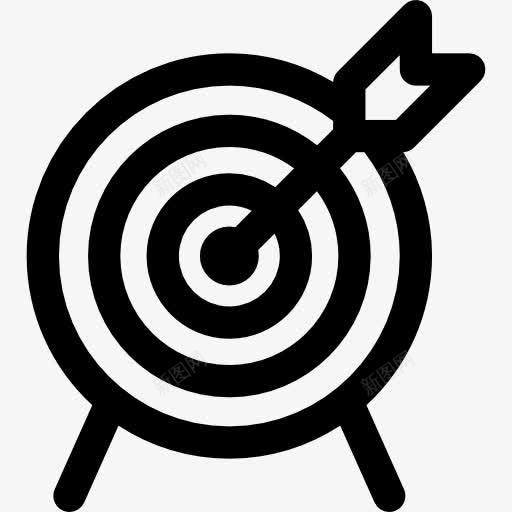 目标图标png_新图网 https://ixintu.com 体育 射箭 弓箭手 武器 目标 目的 箭