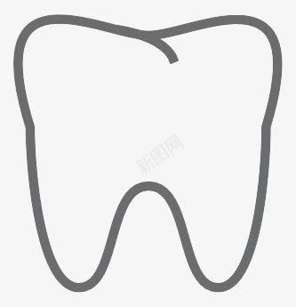牙齿Outlineicons图标png_新图网 https://ixintu.com Teeth 牙齿