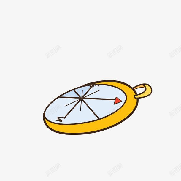 指南针png免抠素材_新图网 https://ixintu.com 卡通 指南针 时钟