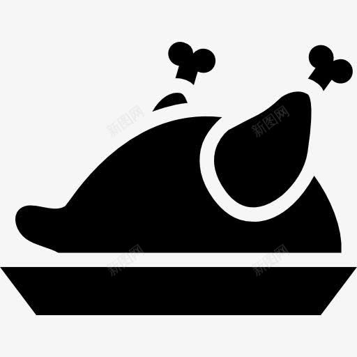 烤鸡图标png_新图网 https://ixintu.com 火鸡 火鸡的腿 烤鸡 食品 鸡肉 鸡腿