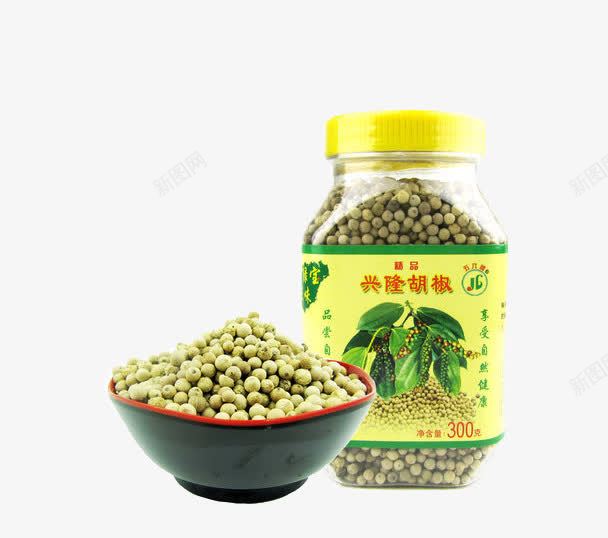 胡椒png免抠素材_新图网 https://ixintu.com 中药 产品实物 白胡椒 胡椒粉罐 黑胡椒