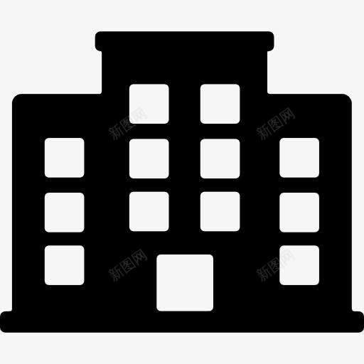 老建筑图标png_新图网 https://ixintu.com 公寓 居民 建筑