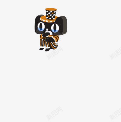 手绘卡通漫画天猫png免抠素材_新图网 https://ixintu.com 卡通 漫画