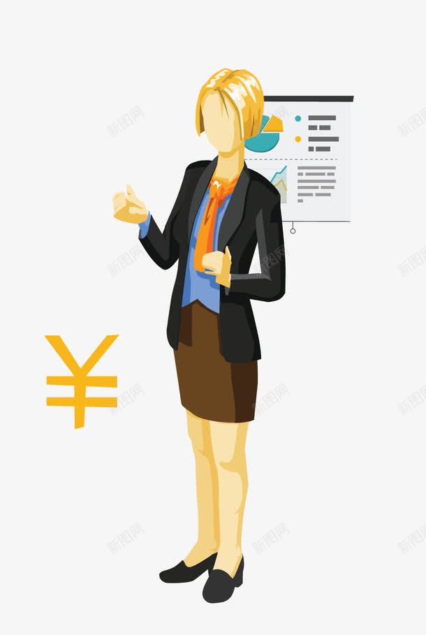 市场业务员矢量图eps免抠素材_新图网 https://ixintu.com 业务员 卡通图案 商务人士 市场 市场业务员 职场人物 矢量图