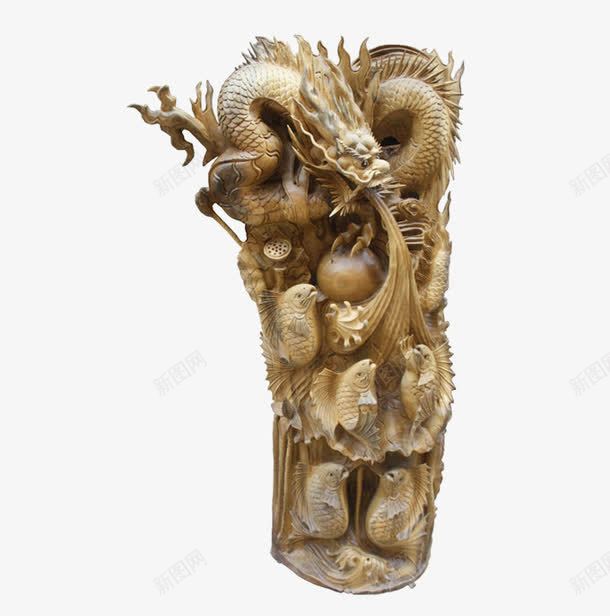 木雕龙喷水png免抠素材_新图网 https://ixintu.com 木雕 木雕图案 木雕龙喷水 龙喷水