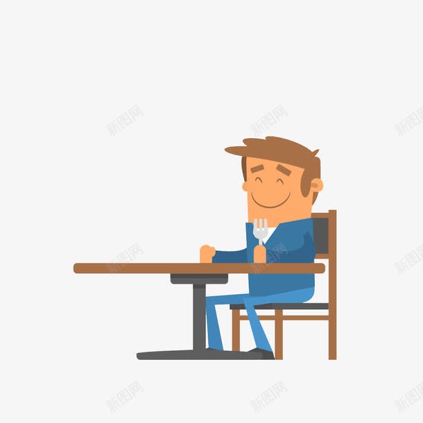 微笑的男孩png免抠素材_新图网 https://ixintu.com 卡通 商务 商务成功人 微笑 手绘 男士