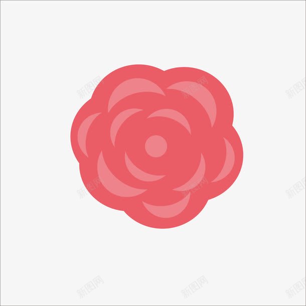 扁平化花png免抠素材_新图网 https://ixintu.com PPT PPT元素 一朵花 扁平 扁平化