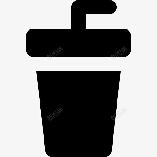 喝图标png_新图网 https://ixintu.com 不健康 吸管 带走 糖 食品 饮料