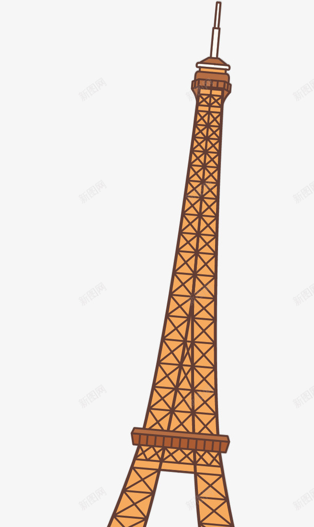 埃菲尔铁塔矢量图ai免抠素材_新图网 https://ixintu.com 埃菲尔铁塔 壮观 标志 法国巴黎 浪漫 矢量图