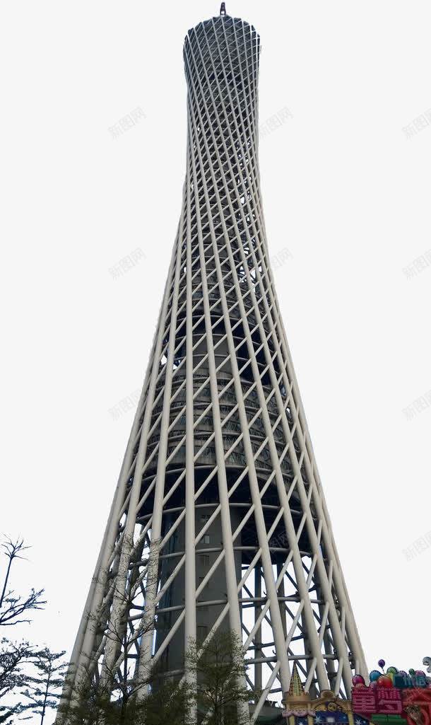 广州小蛮腰png免抠素材_新图网 https://ixintu.com PNG素材 广州小蛮腰 建筑 建筑大厦 高丽参