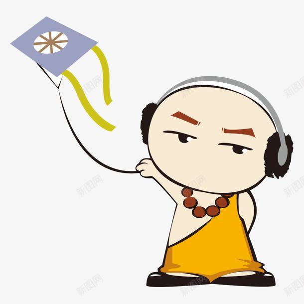 和尚png免抠素材_新图网 https://ixintu.com 人物 出家人 卡通人物 古代 和尚 小和尚 小沙弥 方丈