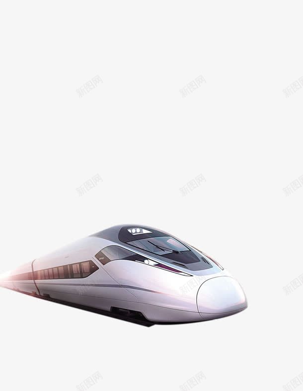 白色商务动车png免抠素材_新图网 https://ixintu.com PNG素材 动车 商务 白色