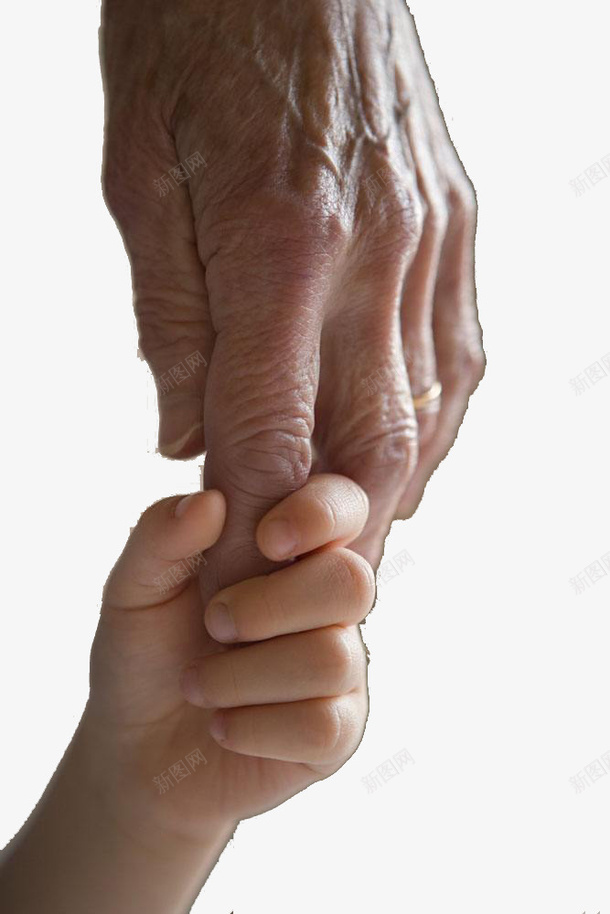 苍老的手牵着小手的图案png免抠素材_新图网 https://ixintu.com 可爱 图案 有爱画面 牵着小手 苍老的手 装饰
