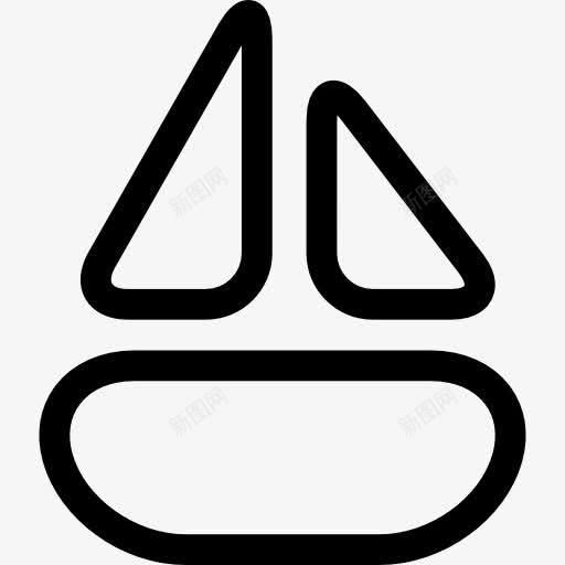 帆船帆图标png_新图网 https://ixintu.com 交通 休闲 海 船 豪华 运输