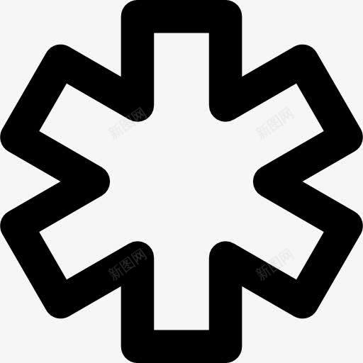 星号图标png_新图网 https://ixintu.com 信息 医疗 形状 明星 星号 标志 符号