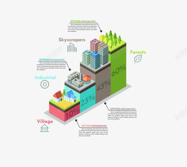 3D信息图表png免抠素材_新图网 https://ixintu.com 3D信息图表 PPT图表 信息图表 信息标签 信息统计图表 商务金融 演示图形 矢量素材 立体信息图表
