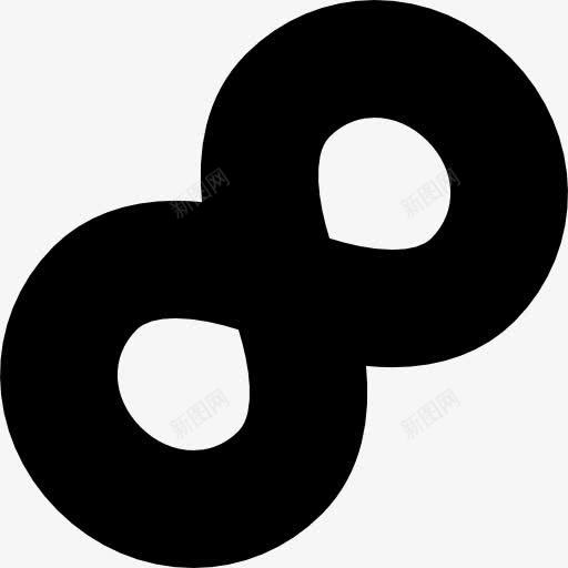 环图标png_新图网 https://ixintu.com 八 形状 数学 无限 标志 符号