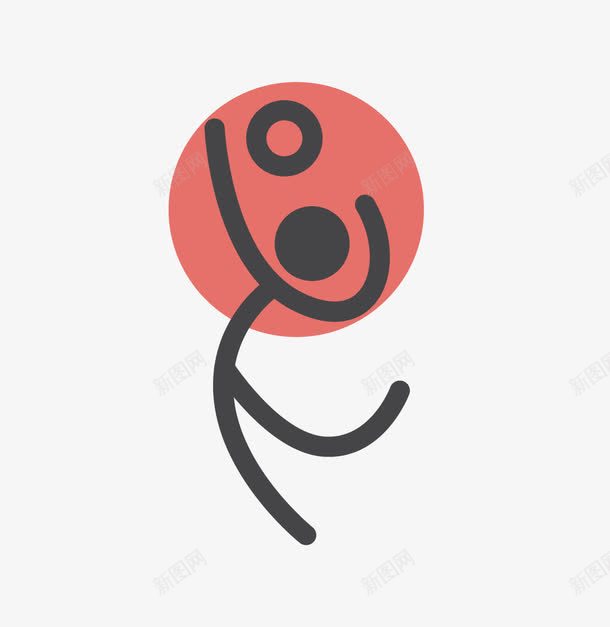 排球png免抠素材_新图网 https://ixintu.com 排球 简易画 运动