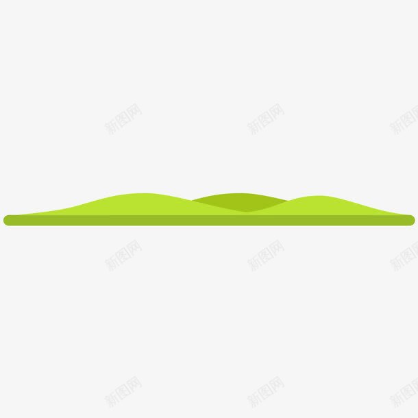 起伏的丘陵png免抠素材_新图网 https://ixintu.com 丘陵 山丘 绿色 起伏