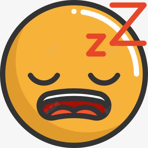 困图标png_新图网 https://ixintu.com 感情 昏昏欲睡 睡眠不足 表情 表情符号