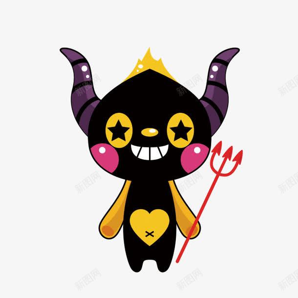 卡通小恶魔png免抠素材_新图网 https://ixintu.com PNG图形 PNG装饰 卡通 叉子 恶魔 装饰