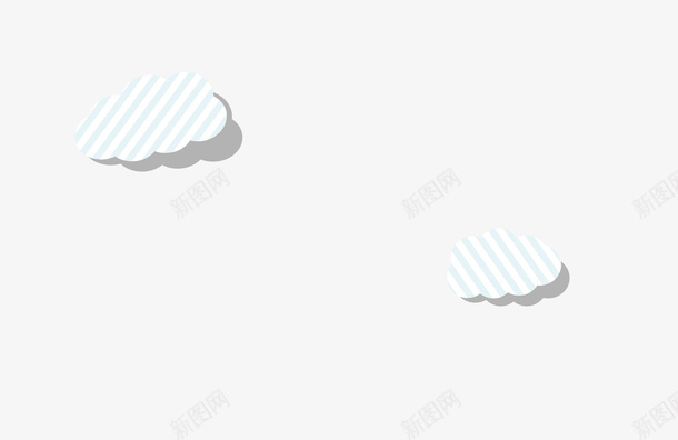 卡通可爱云朵矢量图ai免抠素材_新图网 https://ixintu.com 云朵 卡通 可爱 矢量图