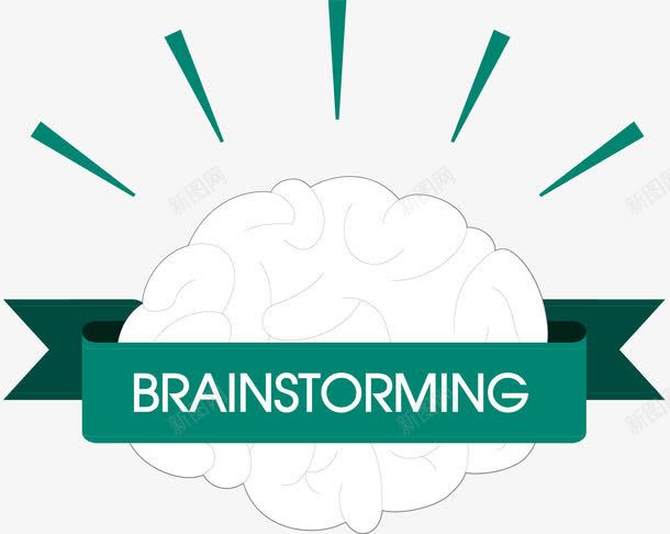 idea创意png免抠素材_新图网 https://ixintu.com idea创意设计 ieda 人脑 创意 商业 商务 图表 大脑 好创意 好点子 想法