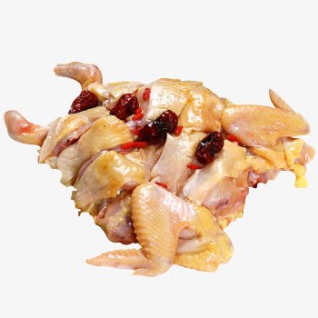 整只童子鸡肉png免抠素材_新图网 https://ixintu.com 实物 手撕鸡 鸡肉